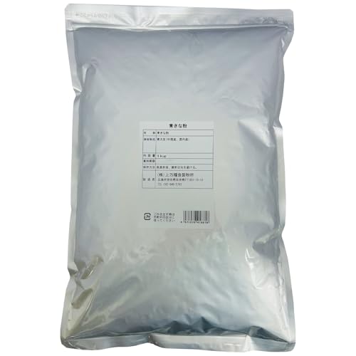 上万糧食製粉所 青きな粉 うぐいす粉 1kg 【鮮度保持アルミ袋】 厳選大豆ブレンド 無添加 ダブル焙煎 食物繊維 鉄分 カルシウム 業務用 大容量