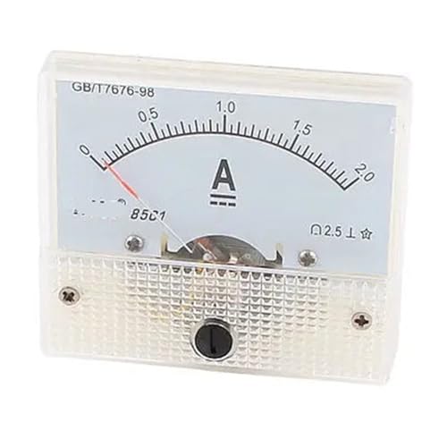 Ampèremètre analogique 85C1 encastrable de 0 à 2 A DC