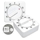 Cuenta regresiva de 60 minutos: configuración precisa de la cuenta regresiva de hasta 1 hora, cuando el tiempo que configuró ha expirado, la campana puede seguir funcionando durante 3 segundos, el número frontal es claro, se puede leer al minuto, es fácil de ver y es conveniente para los ancianos y los niños.