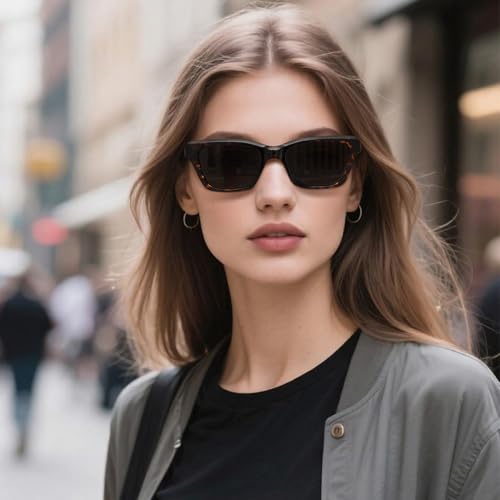 Trendy Square Sunglasses Womens - Retro Vintage UV Protection Fashion Sun Glasses2