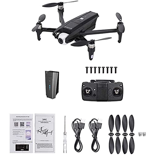 GPS-Drohne mit 4K HD-Kamera für Erwachsene, 5G-WLAN-Drohne mit 2-Achsen-Gimbal, Bürstenloser Motor, Faltbarer RC… – Bild 8