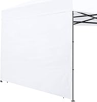 Vista 23 de Joramoy Pared lateral instantánea de 10 x 10 pies para tienda de campaña desplegable, pared solar impermeable para toldo de pierna recta