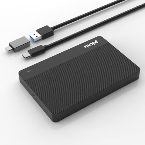 PILCNLA Ultra Slim Portable External Hard Drive USB3.0 HDD Storage 250GB for Xbox One X/S, Xbox 360, PS4, PC, Desktop, Laptop, MacBook, Chromebook