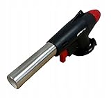 Girox - Gasbrenner Lötbrenner mit Piezozündung - Keramik Brennerpistole für Kartuschen - 1300 °C - Flambierbrenner zum Grillen Kochen Löten Auftauen - Flammenregler, 18,2 x 10,5 x 18 cm