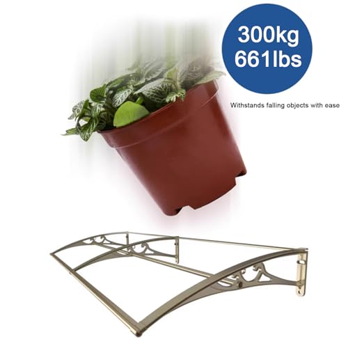 Toldo para ventanas contra filtraciones e impactos con soporte de aluminio resistente 7