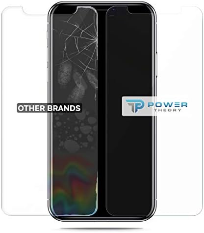 Power Theory Screen Protector for iPhone X/iPhone Xs [2-Pack] with Easy Install Kit [Premium Tempered Glass]