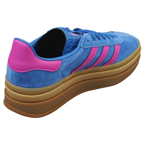 adidas Gazelle Bold W Women's Three Layers Q-Pannel Gum Sole Trainers (Blue, US 6)2