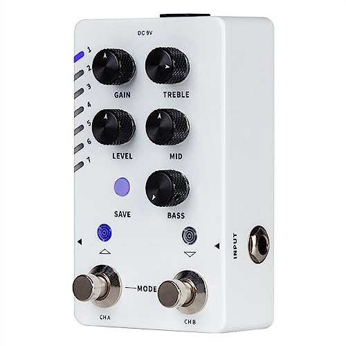 OUSIKA Pédale de préampli Pédale d’effets de Guitare numérique avec 14 emplacements de Sauvegarde prédéfinis Pédale d’effet de Guitare de Simulation d’armoire intégrée Tuner - Les Beatles, Paul McCartney, John Lennon, RIngo Starr, George Harrison OUSIKA Pédale de préampli Pédale d'effets de Guitare numérique avec 14 emplacements de Sauvegarde prédéfinis Pédale d'effet de Guitare de Simulation d'armoire intégrée Tuner
