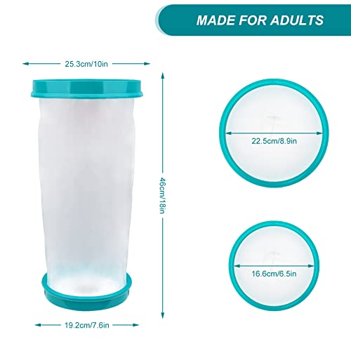 Pruk 100% Waterproof Adult Knee Cast Cover, Protective Shower Cover For Wounded Knee, Watertight Seal To Keep Wounds Dry, Soft Comfortable Reusable Shower Sleeve For Bath Swimming (Adult) #TOP1