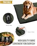 OneTigris Large Dog Bed Washable Matteress Anti Slip Cushion for Pets Sleeping, 3.6ft by 2.2ft Water-Resistant Pet Bed for Indoor Outdoor (Medium)