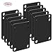 Muzrunq Skateboard Riser Pads Skateboard Riser Shock Pads Rubber Soft 3MM Longboard Rise Pads for Longboards Scooters Cruisers Black 10PCS.
