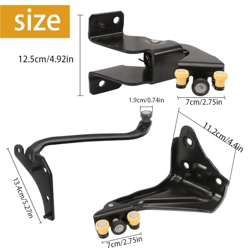 Réparer porte Jumpy bloquée avec le kit de roues référence 9033T7