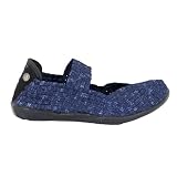 Bernie Mev Women’s Prima Woven Mary Jane Comfort Flats Shoes (Jeans, US Footwear Size System, Adult, Women, Numeric, Medium, 9)