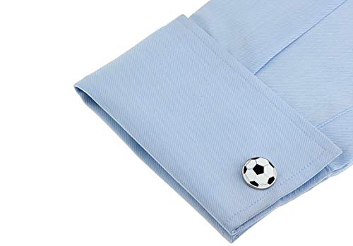 Set de Mancuernillas Daesar para Hombre Negro miniatura 4
