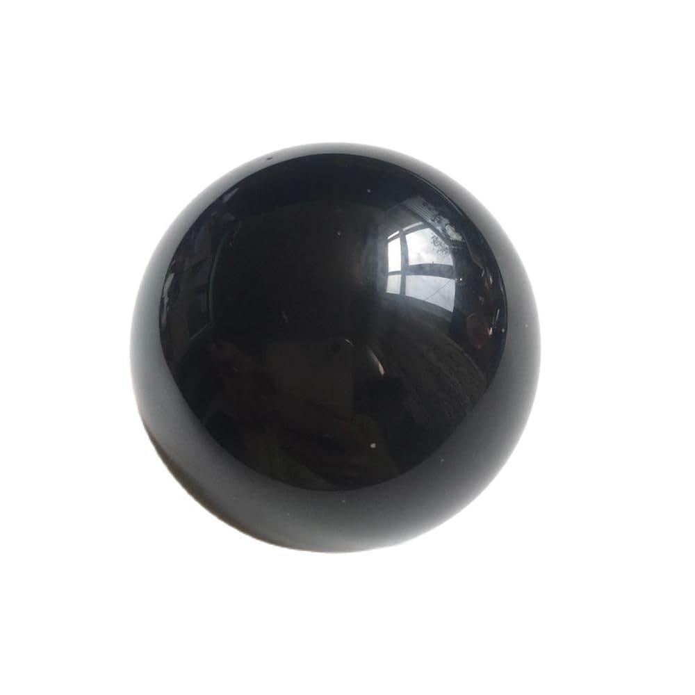 ICXLPMC Obsidian Smooth Polished Black Divination Sphere Crystal Ball