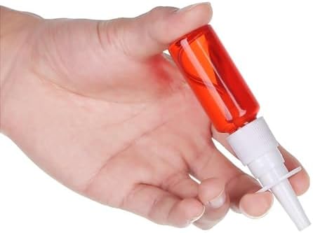 5/10/20/30/50ml Health Care Mist Dispenser Spray Bottle Empty Nasal Sprayer Refillable Container Nose Dropper Bottles(White 50ml)