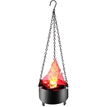 3D Fake Fire Light, Artificial LED Silk Flame Lamp Stage Effect Light Realistic 3D Campfire Lamp Prop Flame Light for Halloween, Christmas, Festival and Party