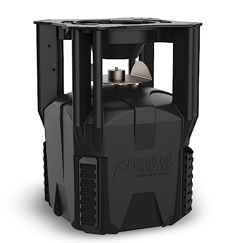 American Hunter X-Pro Feeder Kit | Caja de Control automática versátil de Acero Duradero con Motor y Placa giratoria para comedero de Ciervos