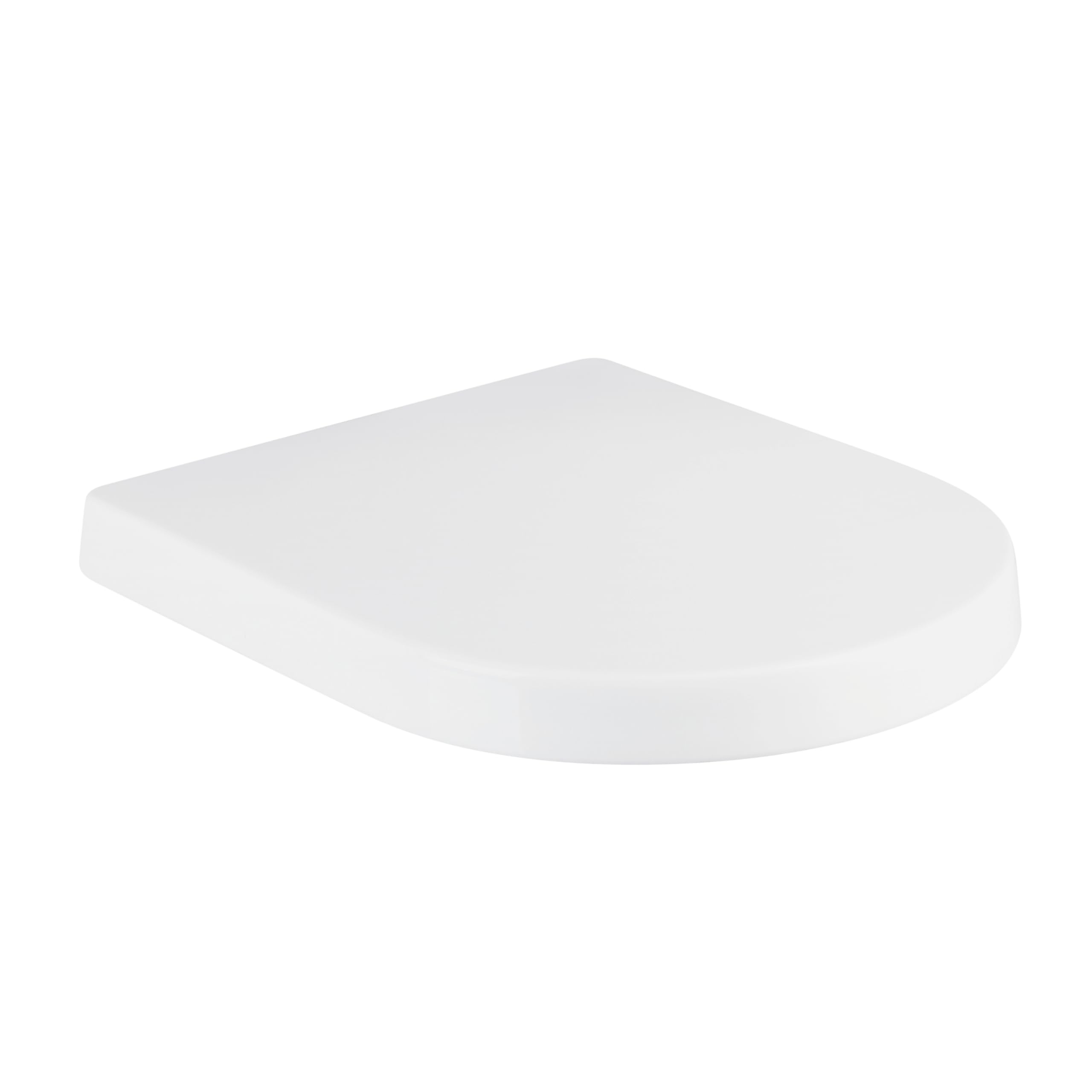 AquaUno NAVA deska sedesowa wolnoopadająca, kształt litery D, 460 x 360 mm, deska sedesowa z polipropylenu, Quick-Release, Top-Fix, zawiasy ze stali nierdzewnej