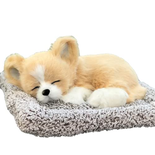 LilMou かわいいリアル犬 動物 置物 ぬいぐるみ 犬 癒し 寝顔 かわいい リアル 活性炭入り 消臭 脱臭 室内 車内 インテリア ギフト プレゼント 雑貨 おしゃれ (チワワ)