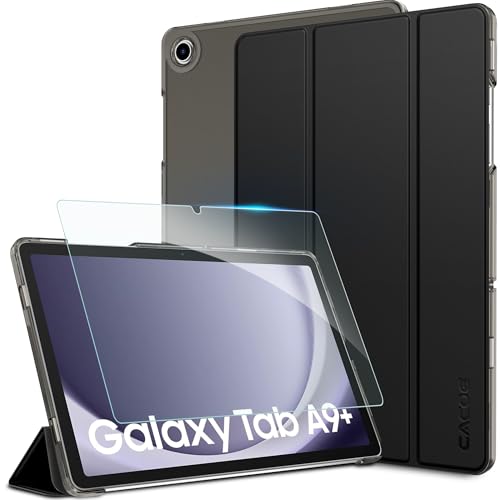 Amazon.co.jp: [Galaxy Tab A9+ ケース ガラスフィルム セット]CACOE