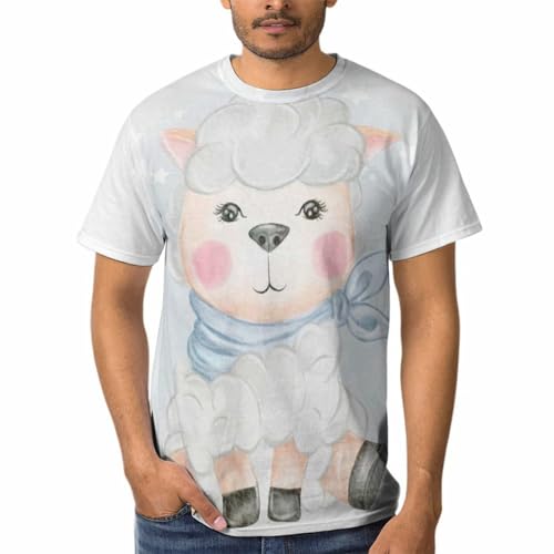 Chemise Tshirt Homme Mouton Adorable Maillot Léger et Respirant