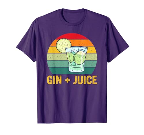 Vintage Retro Gin + Juice T-Shirt