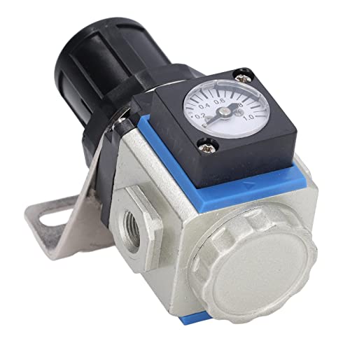 Válvula reguladora GR200-08 compacta de aluminio con manómetro integrado 7