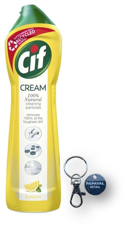 Cream Cleaner Lemon Pack of 500 ml with Key Ring (4)