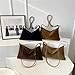 bolso Ante Marron bolso de hombro de ante sólido retro de gran capacidad for mujer Imagen de bolso Ante Marron bolso de hombro de ante sólido retro de gran capacidad for mujer