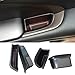 Vesul Black 4pcs Door Side Storage Box Handle Pocket Armrest Phone Container Fits on Toyota Highlander 2014 2015 2016 2017 2018 2019