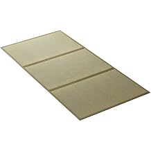 FutonTokyo Foldable Tatami Mat Japanese Rush Grass Floor Carpet Single Trifold