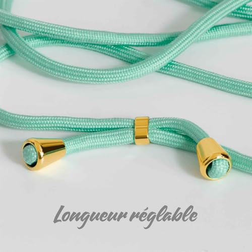 Coque cordon Samsung S25 ONEFLOW Twist Case vert menthe - 5