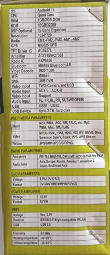 Image of 9 Inch Megasonic Android Player for Car 32GB 2GB