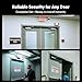 Exit Stopper Door Alarm with 110dB Siren,Commercial Emergency Exit Security Device,Battery Powered Magnetic Sensor, Easy Installation,Ideal for Warehouse,Office,Retail,Industrial Exit Safety