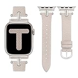 【Multi-Szene Verwendung】 Die i Uhren Frauen armband sind so ein elegantes Stück, das einen Hauch von Mode mit jedem Outfit hinzufügt! Kompatibel mit Apple Watch armband Frauen ist elegant genug, sondern auch edel und lässig, geeignet für viele Gelegenheiten wie Partys, Business, Meeting, Sport oder tägliches Tragen.