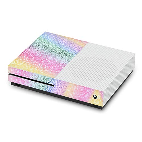 Head Case Designs Oficjalnie Licencjonowany Monika Strigel Tecza jednorozca Sztuka Mix Naklejka Winylu Skóry Naklejka Pokrywa Kompatybilny z Xbox One S Console