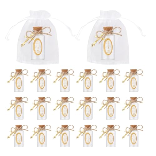 Kit bouteille d'eau bénite vide avec croix et sac organza pour cadeau église