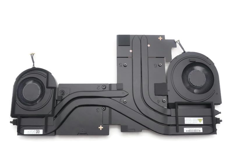 New Genuine Heatsink with Fan for Lenovo ThinkPad P16 Gen 2 Type 21FA, 21FB Workstation 5H41B77375 5H41B77371