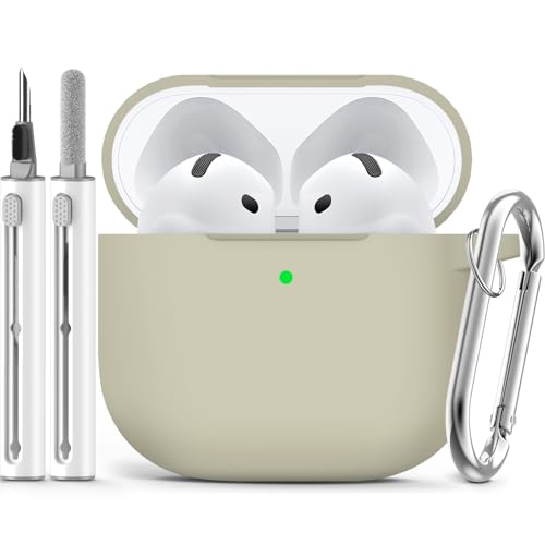 Image of Ljusmicker for AirPods 4 Case 2024 with Cleaner Kit,Khaki