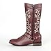 Cowboy Boots For Women,Women's Round Toe Low Chunky Heel Cowgirl Boot Mid Calf Western Boots Pull On Fashion Cowboy Shoes