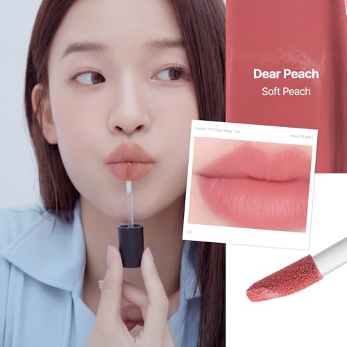 Image of Color Wear Matte Lip Stain, Long Lasting Blur Velvet, Dear Peach, 0.12 Oz