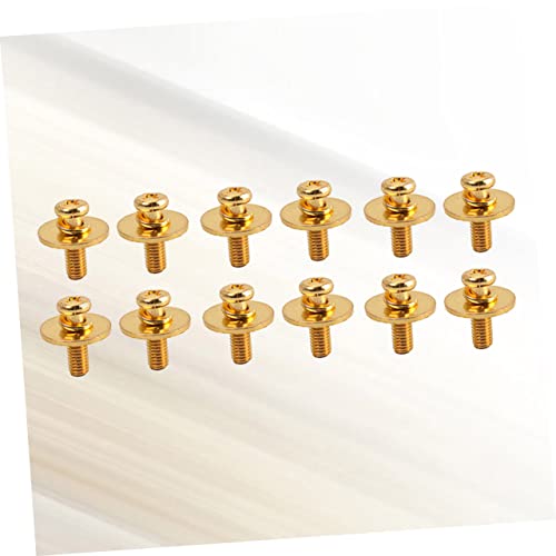 Abaodam 20pcs Gold Snare Drum Hoops Mounting Screws Drum Mounting Screws Washers Essential Accessories miniatura 5