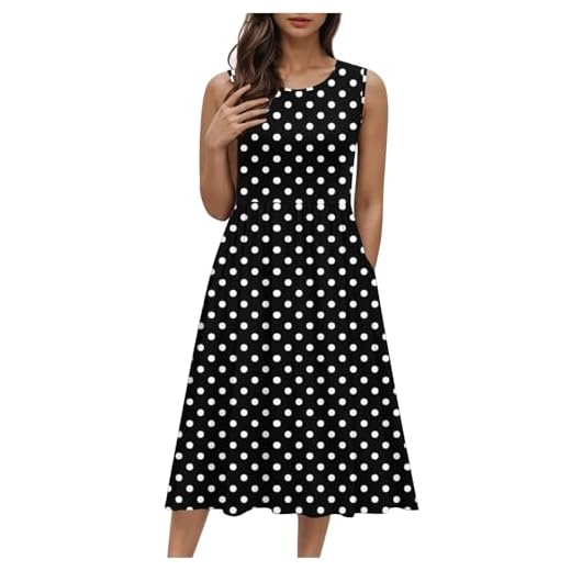 AEGJEGVD 2025 Soldes Robe de Plage Femme Ete Mi Longue Robe de Soiree Chic Mariage Sexy Robe Décontractée Robe de Cocktail Mariage Casual Ample Soiree Femmes Bohème Mi Longue Robes Max Dress Pas Cher