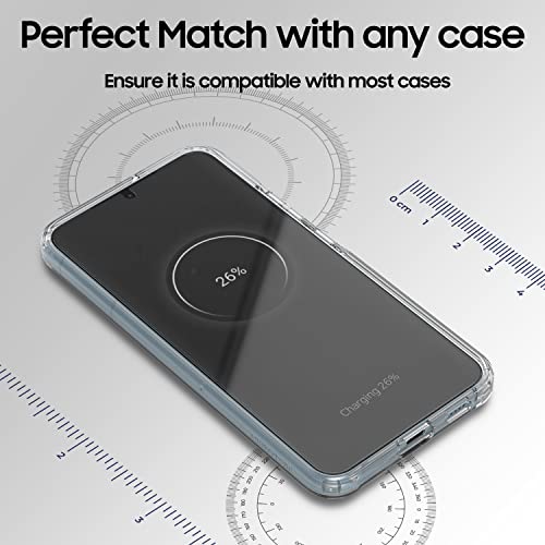 DOME GLASS [2PACK Whitestone Screen Protector for Galaxy S23, Full Tempered Glass Shield with Liquid Dispersion Tech [Easy to Install Kit] Smart Phone Screen Guard - Two Pack