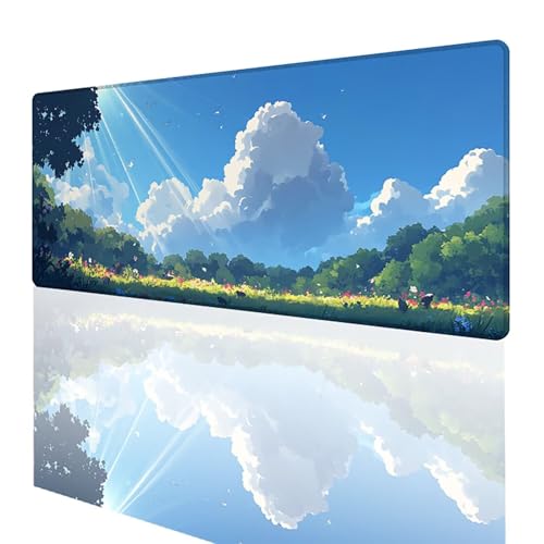 Tapis de Souris Gaming XXL antidérapant et imperméable pour éviter les taches