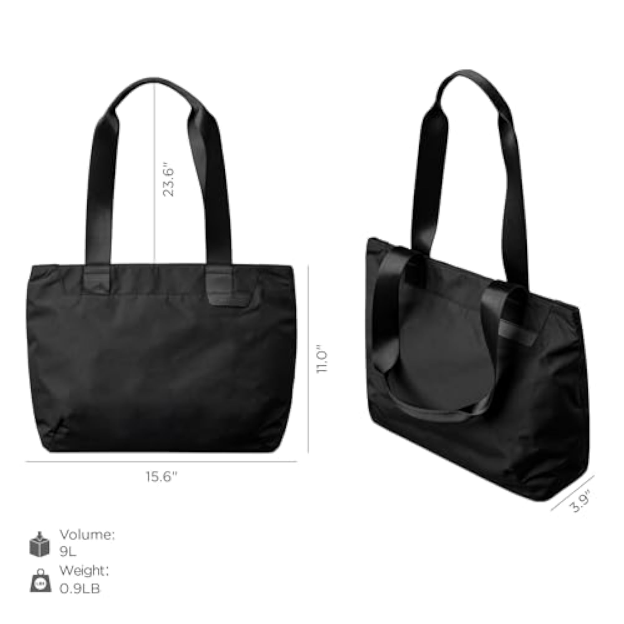 Elements Small Foldable Tote Bag for Commute