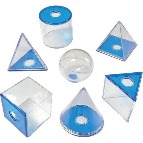 DOHE Educa – Transparente 3D-Geometrische Formen – GeoSolids...