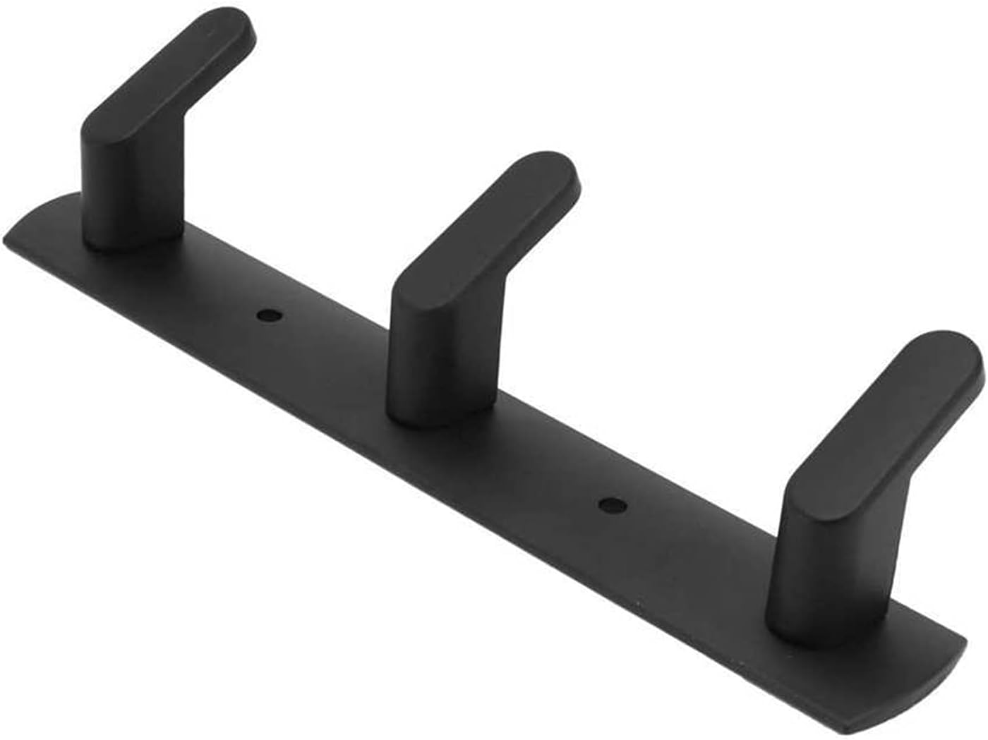 Wall-Mounted Coat Rack Wall Mounted Coat Rack Simple Space Aluminum Row Hooks Wall Mounted Hook for Kitchen Bathroom Wardrobe Black 3/4 Hooks Coat Rack Hooks