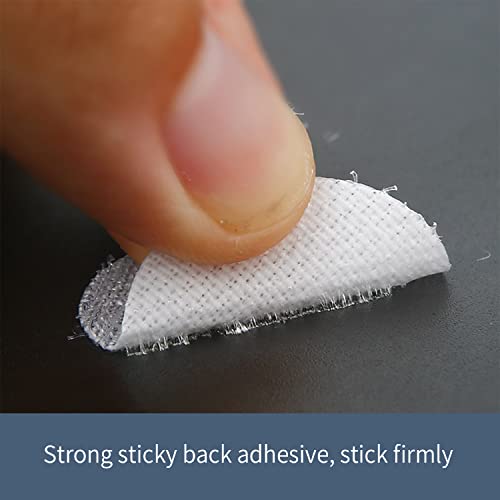 Self Adhesive Dots 600PCS (300 Pairs) 0.78" Sticky Back Sticky White Dots — view 4